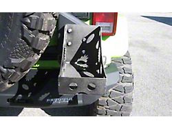 ACE Engineering Pro Series Rear Bumper Jerry Can Holder Kit; Bare Metal (07-24 Jeep Wrangler JK & JL)