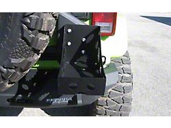 ACE Engineering Pro Series Rear Bumper Jerry Can Holder Kit; Black (07-24 Jeep Wrangler JK & JL)