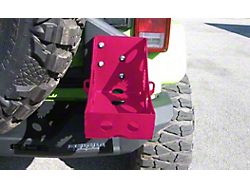 ACE Engineering Pro Series Rear Bumper Jerry Can Holder Kit; Hot Pink (07-24 Jeep Wrangler JK & JL)