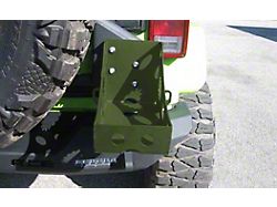 ACE Engineering Pro Series Rear Bumper Jerry Can Holder Kit; Locas Green (07-24 Jeep Wrangler JK & JL)