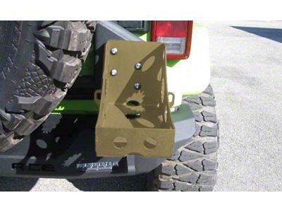 ACE Engineering Pro Series Rear Bumper Jerry Can Holder Kit; Military Beige (07-24 Jeep Wrangler JK & JL)