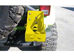 ACE Engineering Pro Series Rear Bumper Jerry Can Holder Kit; Neon Yellow (07-24 Jeep Wrangler JK & JL)