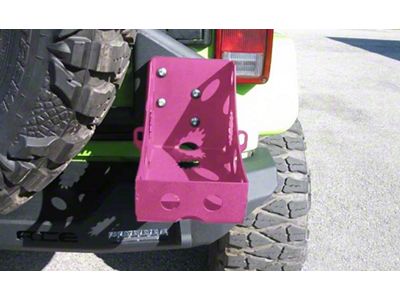 ACE Engineering Pro Series Rear Bumper Jerry Can Holder Kit; Pinky (07-24 Jeep Wrangler JK & JL)