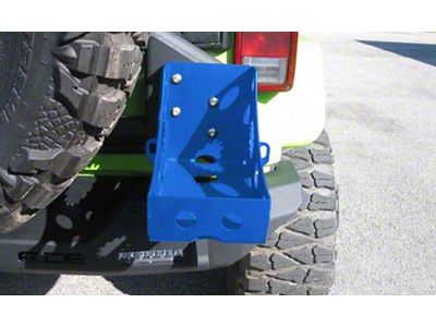 ACE Engineering Pro Series Rear Bumper Jerry Can Holder Kit; Playboy Blue (07-24 Jeep Wrangler JK & JL)
