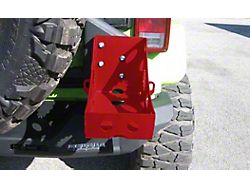 Pro Series Rear Bumper Jerry Can Holder Kit; Red Baron (07-25 Jeep Wrangler JK & JL)