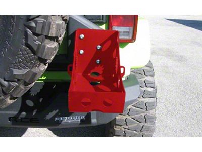 ACE Engineering Pro Series Rear Bumper Jerry Can Holder Kit; Red Baron (07-24 Jeep Wrangler JK & JL)