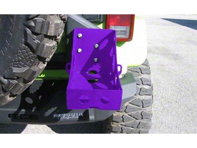 Pro Series Rear Bumper Jerry Can Holder Kit; Sinbad Purple (07-25 Jeep Wrangler JK & JL)