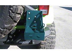 ACE Engineering Pro Series Rear Bumper Jerry Can Holder Kit; Teal (07-24 Jeep Wrangler JK & JL)