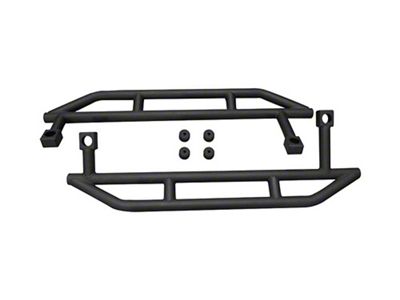 Rock Sliders; Black (97-06 Jeep Wrangler TJ, Excluding Unlimited)