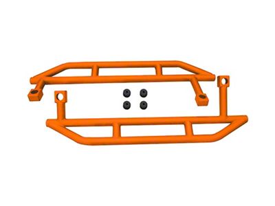 ACE Engineering Rock Sliders; Fluorescent Orange (97-06 Jeep Wrangler TJ, Excluding Unlimited)