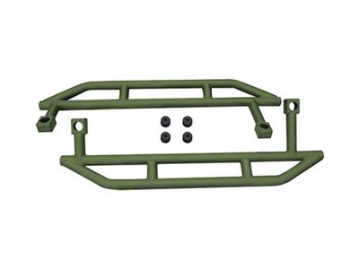 Rock Sliders; Locas Green (97-06 Jeep Wrangler TJ, Excluding Unlimited)