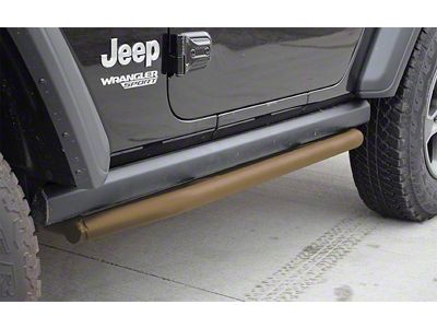 Rock Sliders; Military Beige (18-25 Jeep Wrangler JL 2-Door)