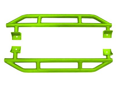 Rock Sliders; Neon Green (07-18 Jeep Wrangler JK 2-Door)