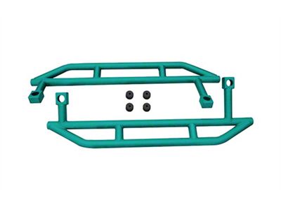 ACE Engineering Rock Sliders; Teal (97-06 Jeep Wrangler TJ, Excluding Unlimited)