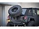 ACE Engineering Stand Alone Slant Back Tire Carrier; Texturized Black (18-24 Jeep Wrangler JL)