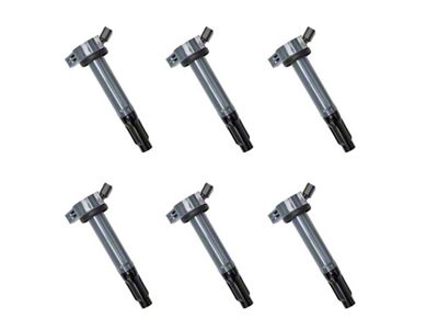 Ignition Coils; Black; Set of Eight (10-21 4.0L 4Runner)