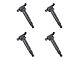 Ignition Coils; Black; Set of Four (03-09 4.0L 4Runner; 2010 2.7L 4Runner)