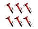 Ignition Coils with Spark Plugs; Red (14-17 4.0L 4Runner)