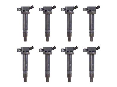Ignition Coils; Black; Set of Eight (05-11 4.0L Tundra)