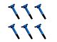 Ignition Coils; Blue; Set of Six (07-09 5.7L Tundra; 10-19 Tundra)