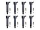 Ignition Coils with Spark Plugs; Black (07-09 4.7L Tundra)