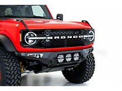 Addictive Desert Designs Bomber Front Bumper for Rigid 360 6-Inch Round Lights (21-24 Bronco, Excluding Raptor)