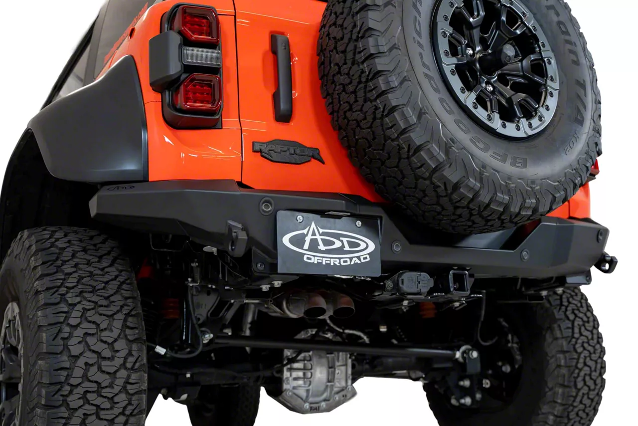 Addictive Desert Designs Bronco Rock Fighter Rear Bumper R26012NA0103 ...