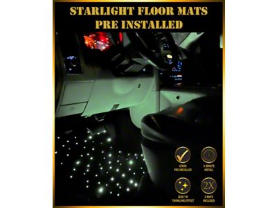 Adrenaline Offroad Starlight Front and Rear Floor Mats (Universal; Some Adaptation May Be Required)