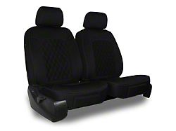 Aegis Cover Neoprene Low Back Bucket Seat Covers with Diamond Insert; Black/Black (21-24 Bronco)