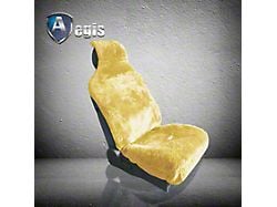 Aegis Cover Sheepskin Easy Fit Wrap Low Back Bucket Seat Cover; Gold (21-25 Bronco w/ Front Bucket Seats)