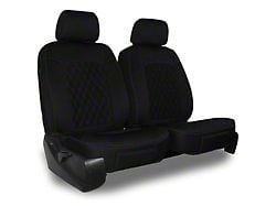 Aegis Cover Neoprene Low Back Bucket Seat Covers with Diamond Insert; Black/Black (21-24 Bronco Sport)