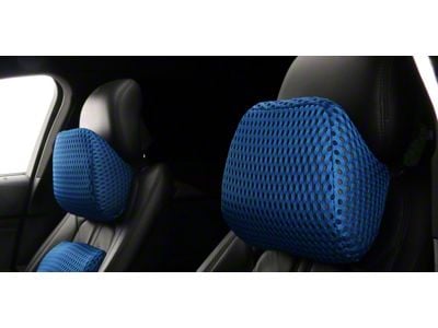 Aegis Cover Neo-Mesh Memory Foam Headrest; Blue (Universal; Some Adaptation May Be Required)