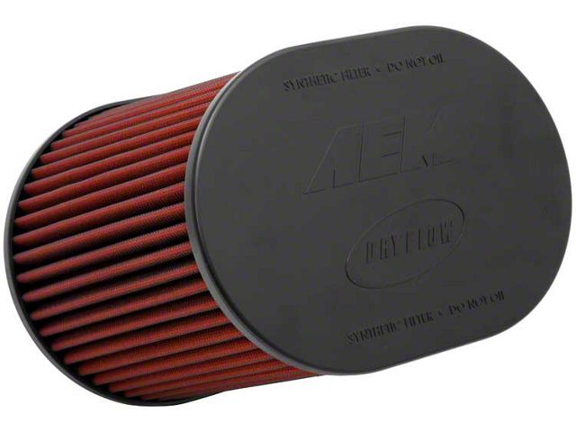 AEM Induction DryFlow Air Filter; 5-Inch Inlet / 8-Inch Length (Universal; Some Adaptation May Be Required)