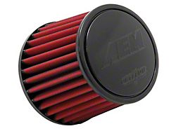 AEM Induction DryFlow Air Filter; 3-Inch Inlet / 5.125-Inch Length (Universal; Some Adaptation May Be Required)