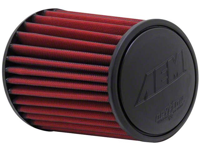 AEM Induction DryFlow Air Filter; 3.25-Inch Inlet / 7-Inch Length (Universal; Some Adaptation May Be Required)