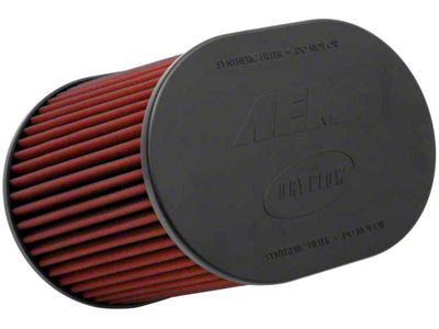 AEM Induction DryFlow Air Filter; 5-Inch Inlet / 8-Inch Length (Universal; Some Adaptation May Be Required)