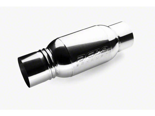 Aero Exhaust Turbine Performance Muffler; 20-Inch Overall; 5-Inch Inlet/5-Inch Outlet (Universal; Some Adaptation May Be Required)