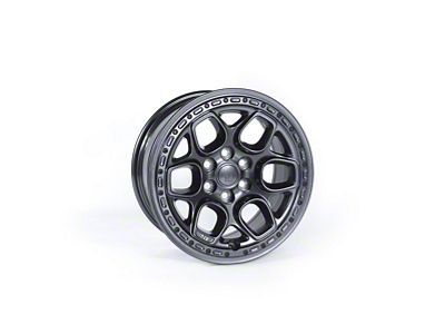 AEV Crestone DualSport Onyx 6-Lug Wheel; 17x8; 5mm Offset (21-24 Bronco, Excluding Raptor)