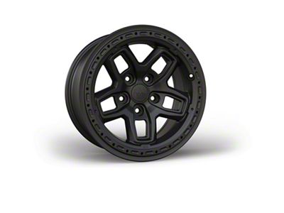 AEV Borah DualSport Satin Black Wheel; 17x8.5; 25mm Offset (18-25 Jeep Wrangler JL)