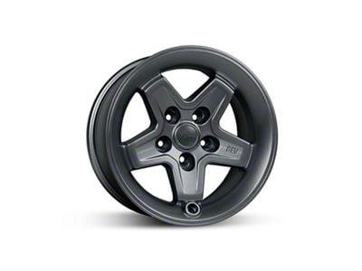 AEV Pintler Onyx Wheel; 17x8.5; 10mm Offset (18-24 Jeep Wrangler JL)