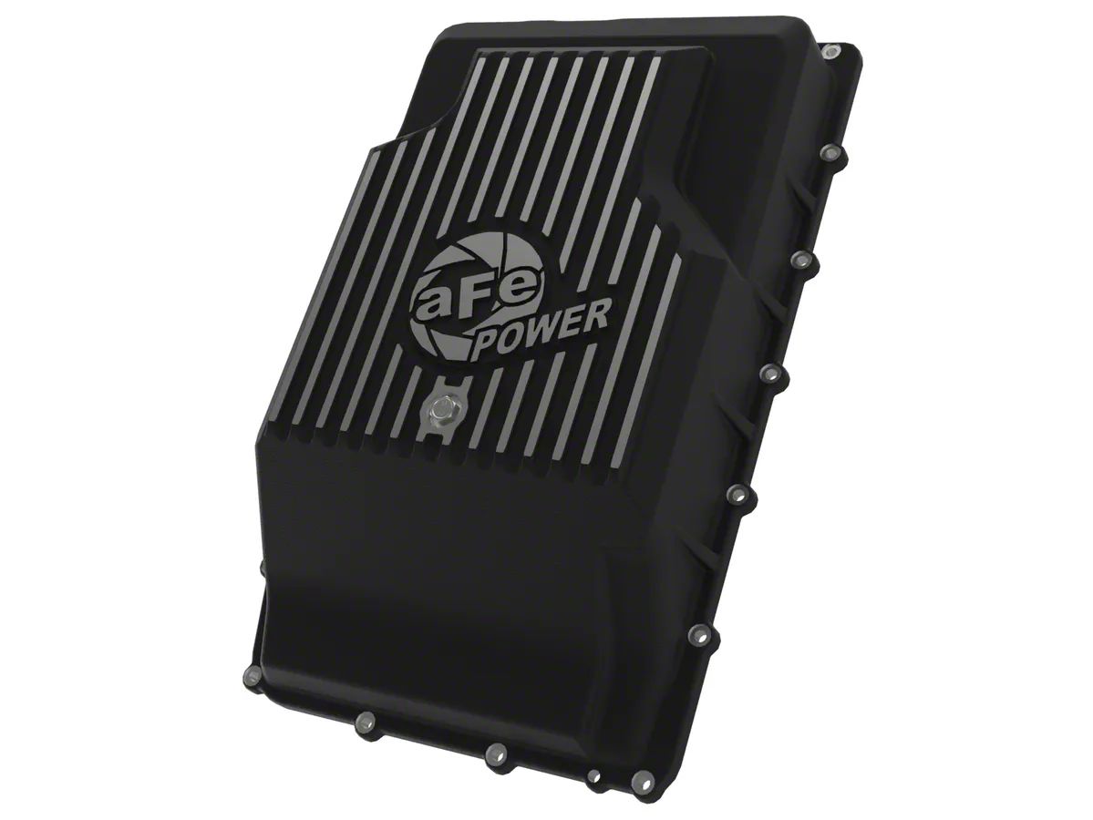 AFE Bronco Pro Series Rear Differential Cover with Machined Fins; Black ...