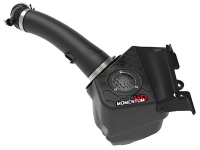 AFE Momentum HD Cold Air Intake with Pro DRY S Filter; Black (21-24 3.0L EcoDiesel Jeep Gladiator JT)