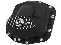 AFE Pro Series Front Differential Cover with Machined Fins; Black; Dana M210 (20-25 Jeep Gladiator JT)