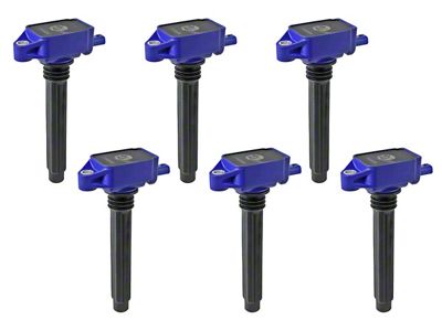 AFE SCORCHER High-Performance Ignition Coil; 6-Pack (11-25 3.6L Jeep Grand Cherokee WK2 & WL)