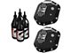 AFE Pro Series Front and Rear Differential Covers with Machined Fins; Black; Dana 44 (97-18 Jeep Wrangler TJ & JK)