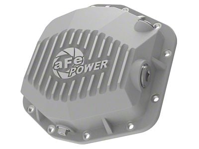 AFE Street Series Rear Differential Cover with Machined Fins; Raw; Dana M220 (18-25 Jeep Wrangler JL)