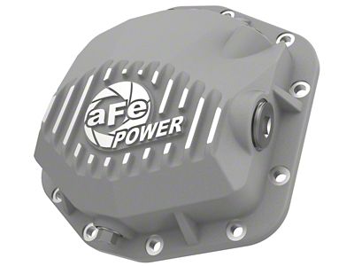 AFE Street Series Rear Differential Cover with Machined Fins; Raw; Dana M200 (18-25 Jeep Wrangler JL, Excluding Rubicon)