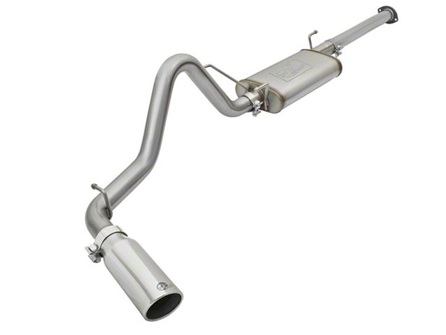 AFE MACH Force-XP 2.50-Inch Single Exhaust System with Polished Tip; Side Exit (05-12 2.7L Tacoma)