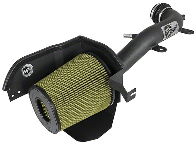 AFE Magnum FORCE Stage-2 XP Cold Air Intake with Pro-GUARD 7 Oiled Filter; Black (18-24 3.6L Jeep Wrangler JL)