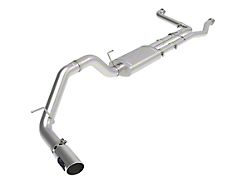 AFE Apollo GT Series 3 to 4-Inch Single Exhaust System with Polished Tip; Side Exit (16-19 5.6L Titan XD)